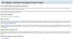 Desktop Screenshot of opensource.franz.com